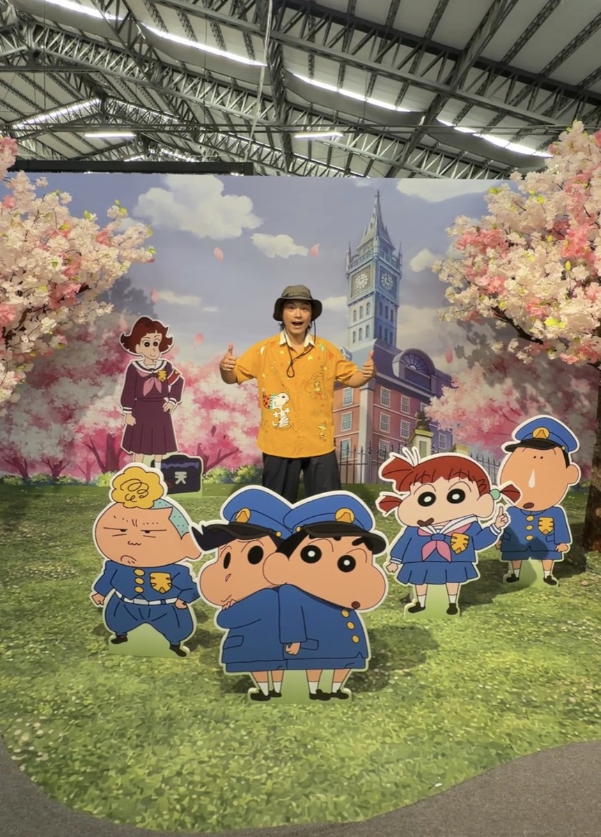 蠟筆小新室內展校園場景拍照點